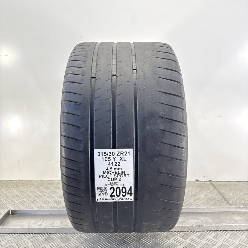 Pneumatico Usato 315 30 ZR21 XL 105Y Michelin Pilot Sport Cup 2 Estivo | Gomme Usate | PrimaGomme.it Pneumatico usato 315 30 ZR21 Michelin Pilot Sport Cup 2 - foto 8