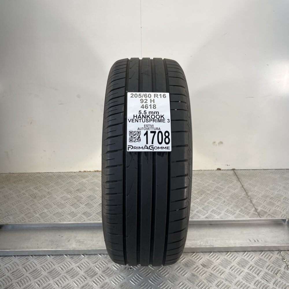 Pneumatico Usato 205 60 R16 92H Hankook Ventus Prime 3 79% Estivo | Gomme Usate | PrimaGomme.it Pneumatico usato 205 60 R16 Hankook Ventus Prime 3 - foto 6