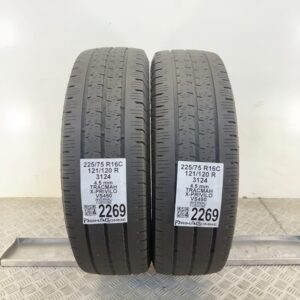 Gomme Usate 225 75 R16C 121/120R Tracmah X-Privilo VS450 Invernali