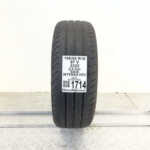 Pneumatico Usato 195 55 R16 87V Sava Intensa HP2 Estivo