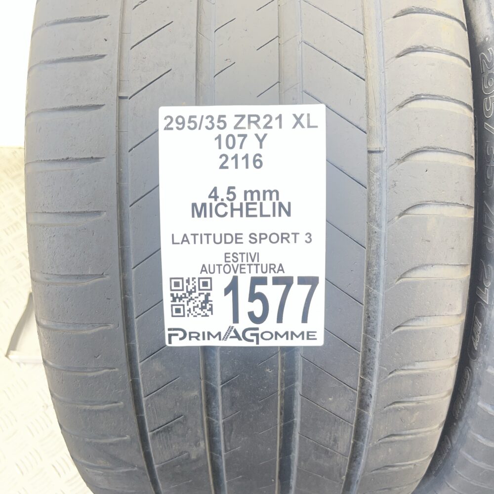 Gomme Usate 295 35 ZR21 XL 107Y Michelin Latitude Sport 3 Estive | Gomme Usate | PrimaGomme.it Gomme Usate 295 35 ZR21 XL 107Y Michelin Latitude Sport 3 Estive - immagine 2
