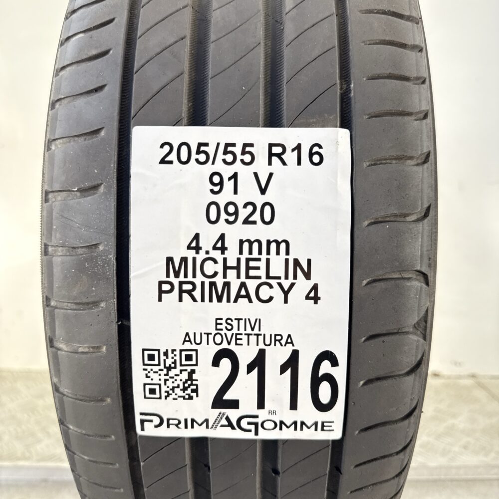 Pneumatico Usato 205 55 R16 91V Michelin Primacy 4 Estivo | Gomme Usate | PrimaGomme.it Pneumatico usato 205 55 R16 Michelin Primacy 4 - foto 6