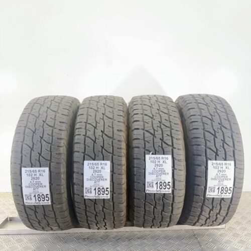 Pneumatici Usati 215 65 R16 XL 102H Cooper Discoverer ATT Estive