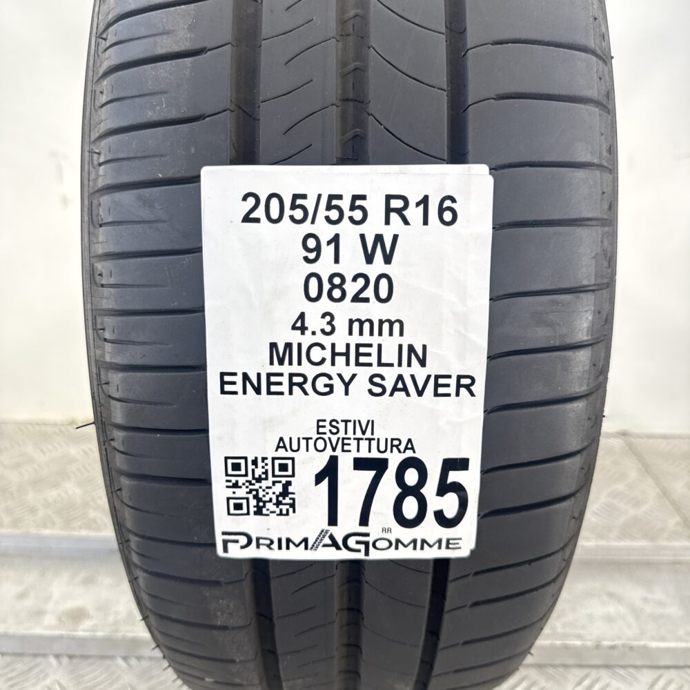 Pneumatico Usato 205 55 R16 91W Michelin Energy Saver Estivo | Gomme Usate | PrimaGomme.it Pneumatico usato 205 55 R16 Michelin Energy Saver
