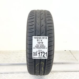 Pneumatico Usato 195 65 R15 91V Gislaved Ultraspeed 2 Estivo