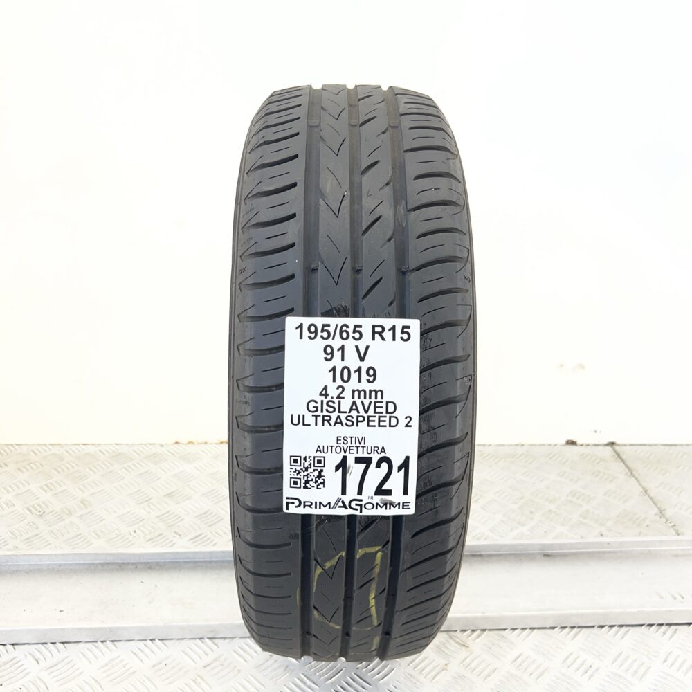 Pneumatico Usato 195 65 R15 91V Gislaved Ultraspeed 2 Estivo | Gomme Usate | PrimaGomme.it Pneumatico usato 195 65 R15 Gislaved Ultraspeed 2 - foto 6