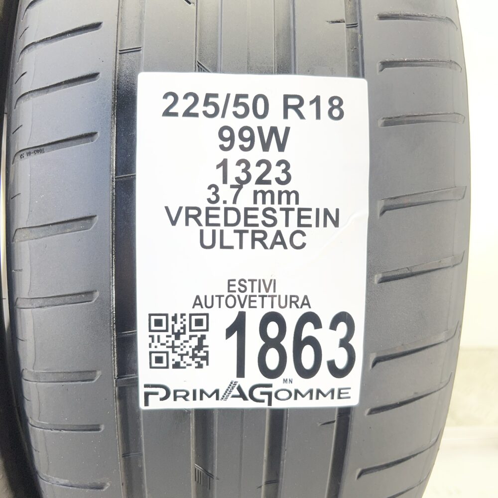 Pneumatici Usati 225 50 R18 99W VREDESTEIN Ultrac Estive | Gomme Usate | PrimaGomme.it Pneumatici usati 225 50 R18 VREDESTEIN Ultrac - foto 8