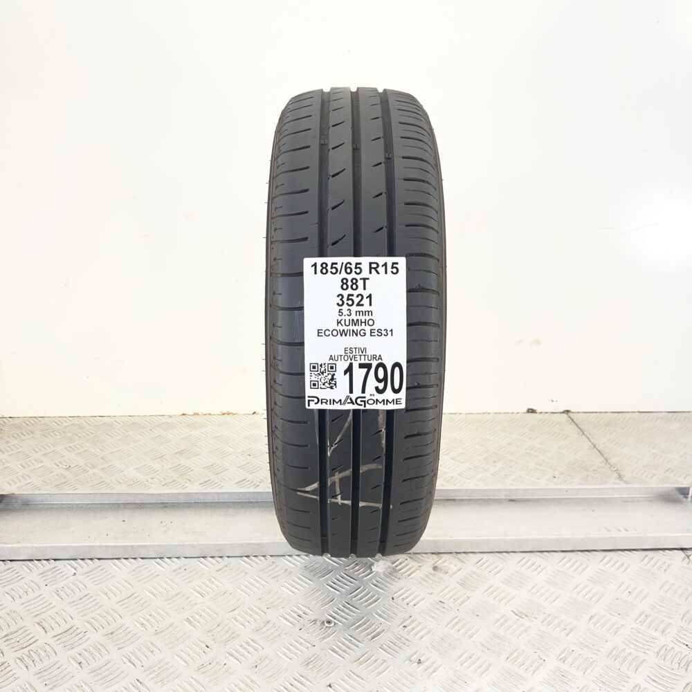 Pneumatico Usato 185 65 R15 88T Kumho Ecowing ES31 76% Estivo | Gomme Usate | PrimaGomme.it Pneumatico usato 185 65 R15 Kumho Ecowing ES31 - foto 6