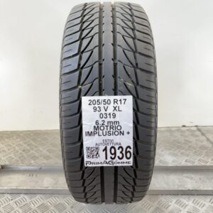 Pneumatico Usato 205 50 R17 XL 93V MOTRIO Implusion + 89% Estivo