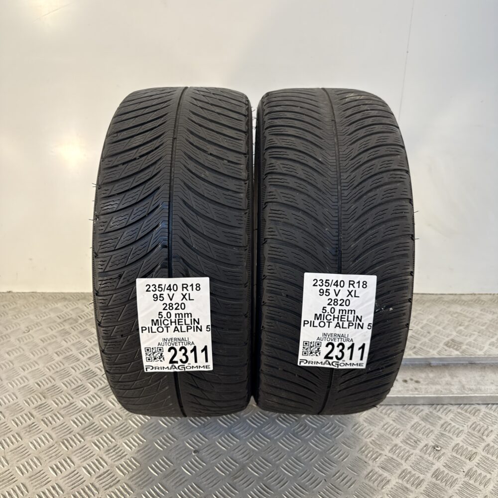 Gomme Usate 235 40 R18 XL 95V Michelin Pilot Alpin 5 71% Invernali | Gomme Usate | PrimaGomme.it Gomme usate 235 40 R18 Michelin Pilot Alpin 5 - foto 11