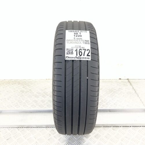 Gomma Usata 185 65 R15 88T Bridgestone Turanza T005 71% Estiva