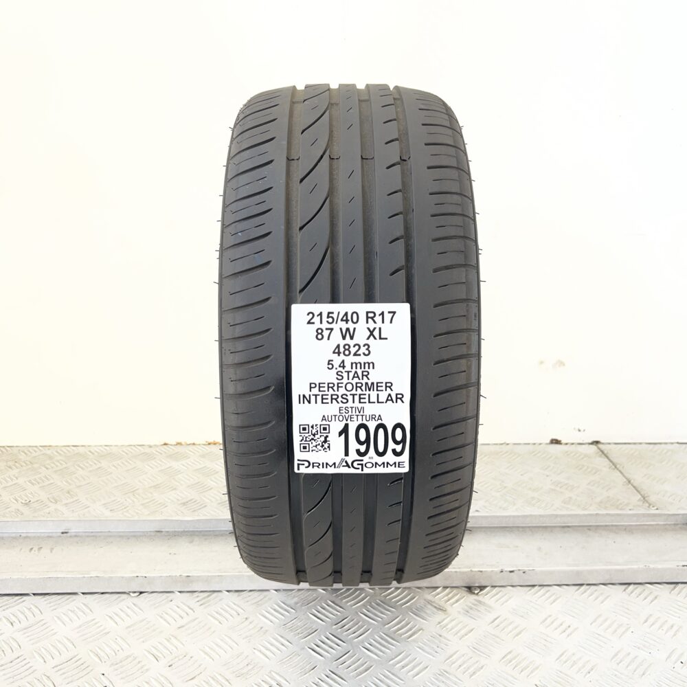 Pneumatico Usato 215 40 R17 XL 87W Star Performer Interstellar 77% Estivo | Gomme Usate | PrimaGomme.it Pneumatico usato 215 40 R17 Star Performer Interstellar - foto 6