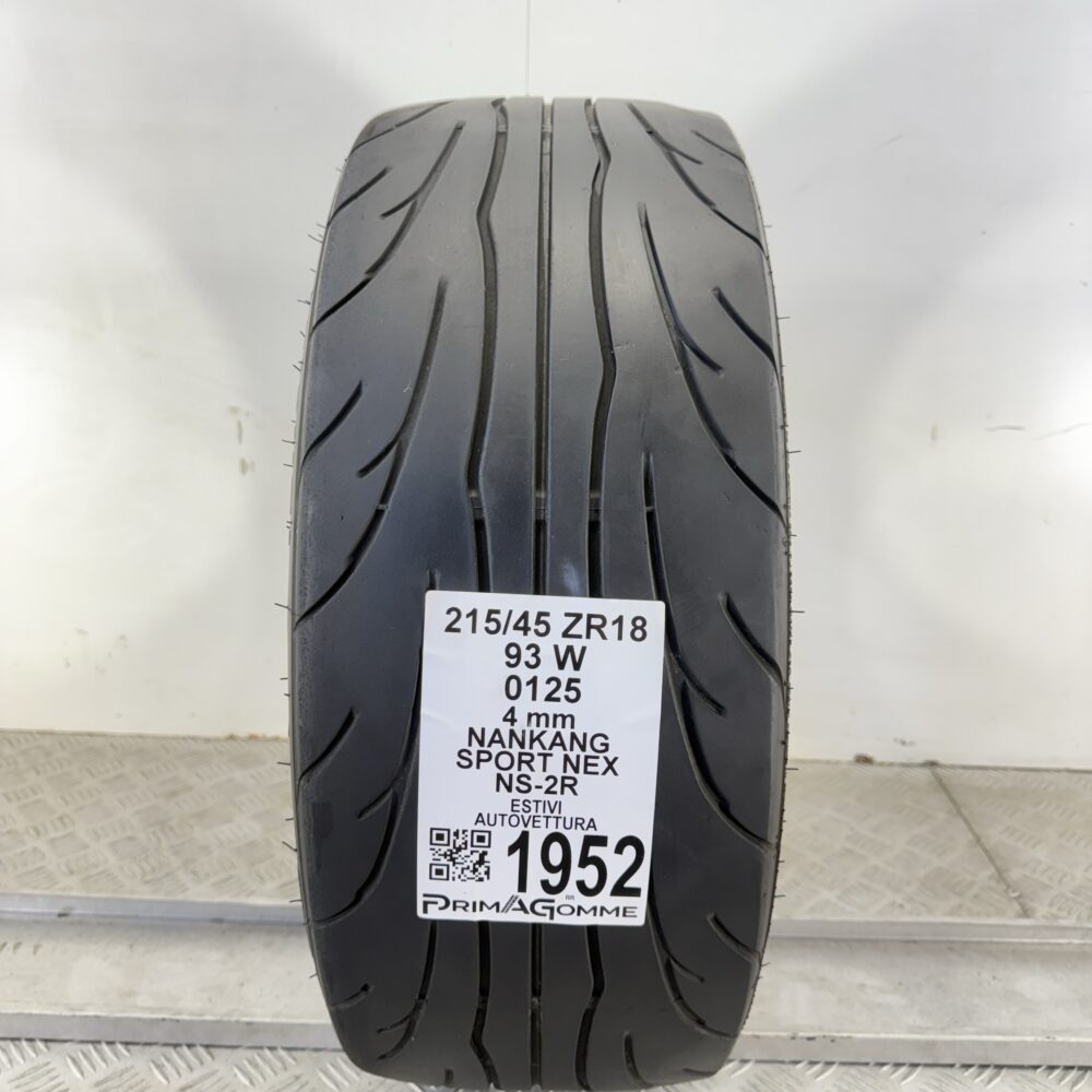 Pneumatico Usato 215 45 ZR18 93W Nankang Sport Nex NS-2R Estivo | Gomme Usate | PrimaGomme.it Pneumatico usato 215 45 ZR18 Nankang Sport Nex NS-2R - foto 7