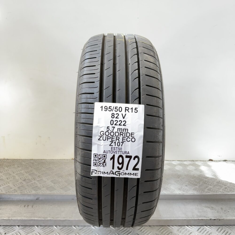 Pneumatico Usato 195 50 R15 82V Goodride Zuper Eco Z107 81% Estivo | Gomme Usate | PrimaGomme.it Pneumatico usato 195 50 R15 Goodride Zuper Eco Z107 - foto 7