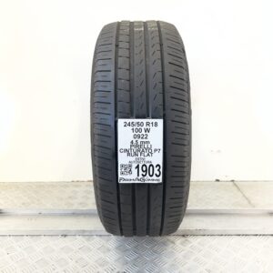 Pneumatico Usato 245 50 R18 100W Pirelli Cinturato P7 RunFlat Estivo