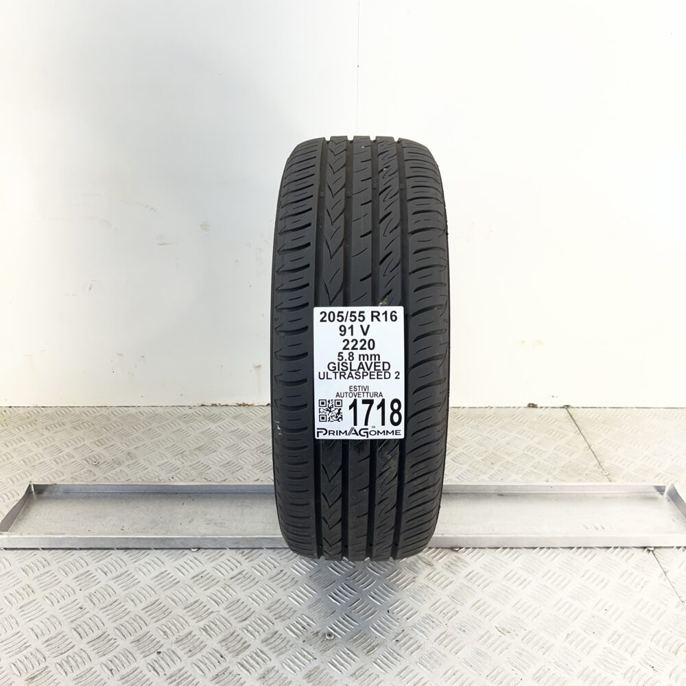 Pneumatico Usato 205 55 R16 91V Gislaved Ultraspeed 2 83% Estivo | Gomme Usate | PrimaGomme.it Pneumatico usato 205 55 R16 Gislaved Ultraspeed 2 - foto 6