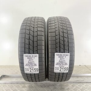 Pneumatici Usati 195 60 R16C 99/97T Pirelli Winter 190 Snow Sport Invernali
