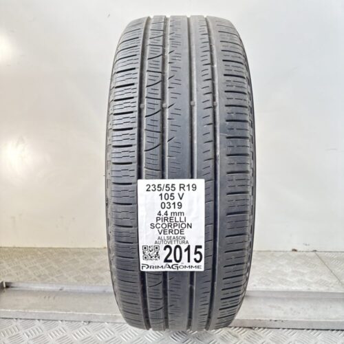 Pneumatico Usato 235 55 R19 105V Pirelli Scorpion Verde Allseason 4 Stagioni