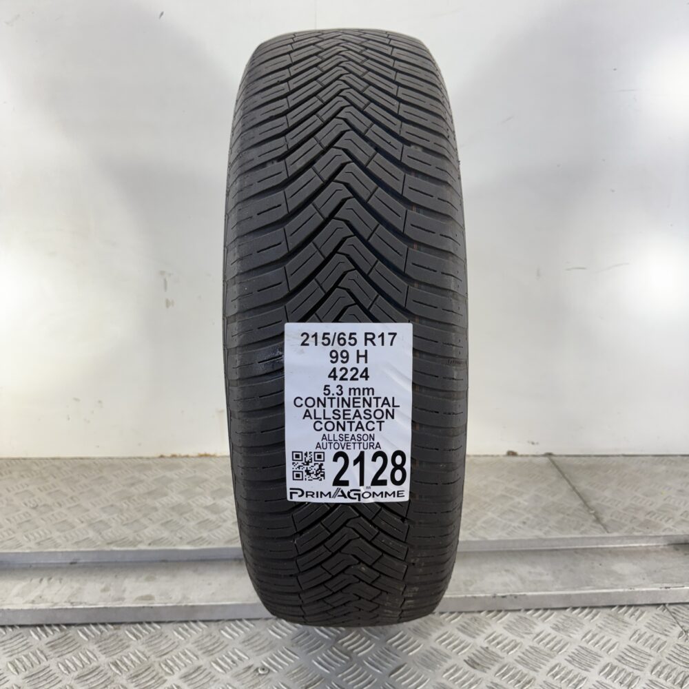 Pneumatico Usato 215 65 R17 99H Continental AllSeason Contact 4 Stagioni | Gomme Usate | PrimaGomme.it Pneumatico usato 215 65 R17 Continental AllSeason Contact - foto 7