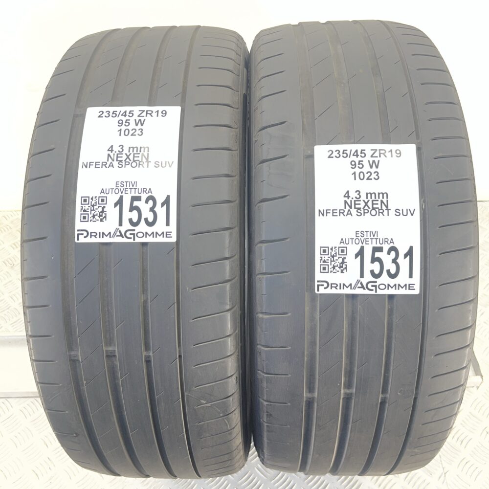 Gomme Usate 235 45 ZR19 95W Nexen Nfera Sport SUV Estive | Gomme Usate | PrimaGomme.it Gomme Usate 235 45 ZR19 95W Nexen Nfera Sport SUV Estive