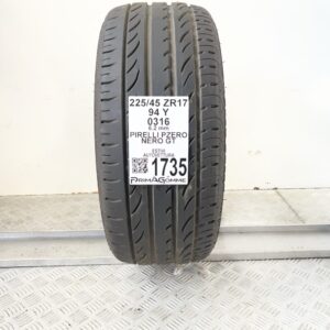 Pneumatico Usato 225 45 ZR17 94Y Pirelli Pzero Nero GT 89% Estivo