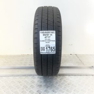 Pneumatico Usato 195 60 R16C 99/97H Kumho Portran KC53 71% Estivo