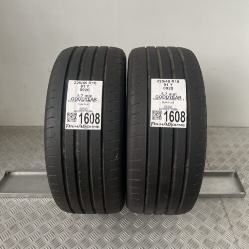Gomme Usate 225 45 R18 91Y Goodyear Eagle F1 Asymmetric 3 81% Estive