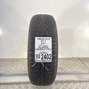 Gomma Usata 195 65 R15 91T Kleber Krisalp HP2 71% Invernale