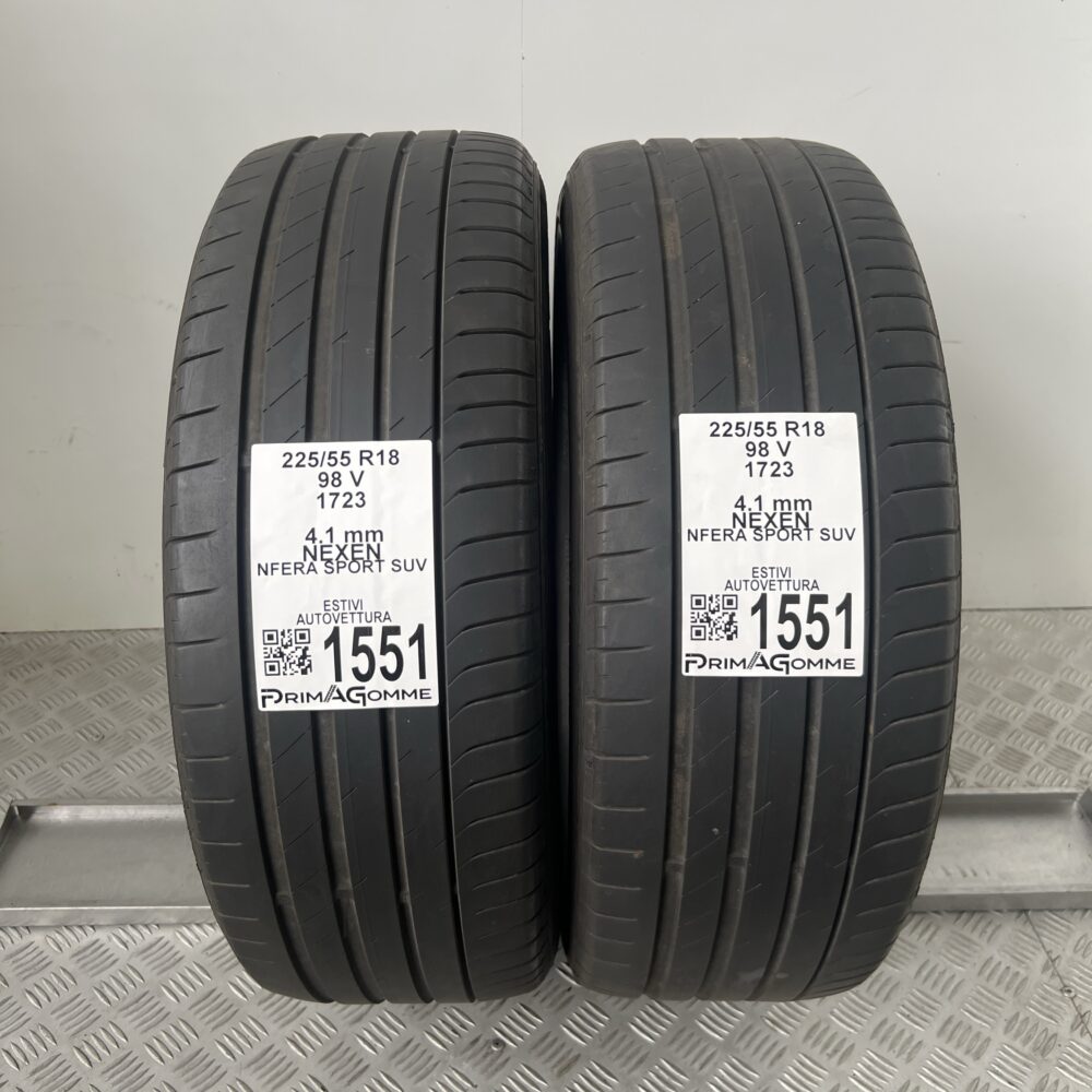 Gomme Usate 225 55 R18 98V Nexen N’Fera Sport SUV Estive | Gomme Usate | PrimaGomme.it Gomme Usate 225 55 R18 98V Nexen N’Fera Sport SUV Estive