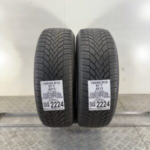 Gomme Usate 195 65 R15 91T Continental ContiWinter Contact TS850 Invernali