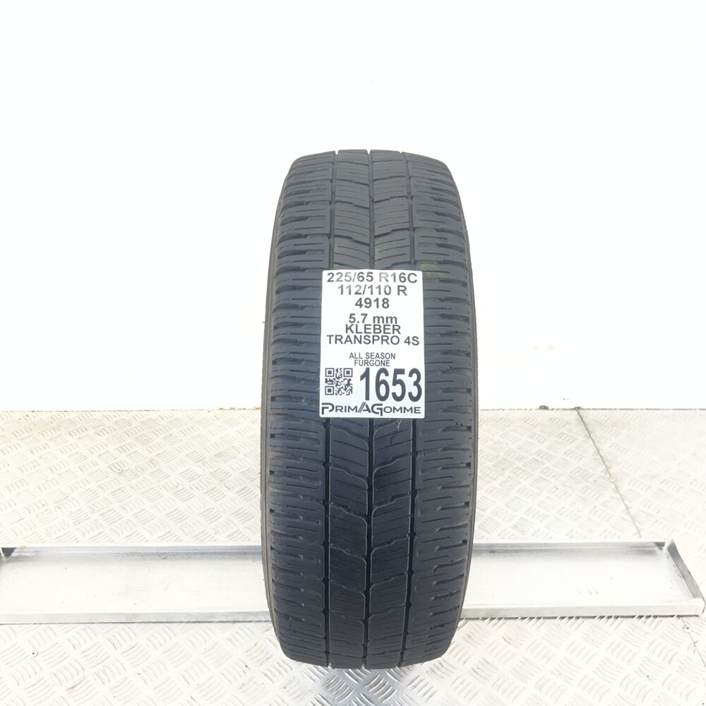 Gomma Usata 225 65 R16C 112/110R Kleber TransPro 4S 81% ALLSEASON | Gomme Usate | PrimaGomme.it Gomma Usata 225 65 R16C 112/110R Kleber TransPro 4S 81% ALLSEASON