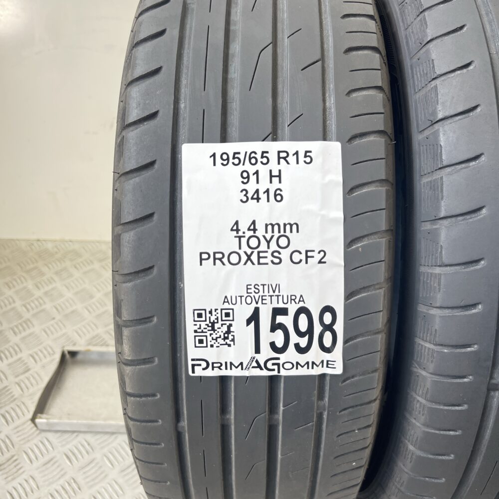 Gomme Usate 195 65 R15 91H Toyo Proxes CF2 Estive | Gomme Usate | PrimaGomme.it Gomme Usate 195 65 R15 91H Toyo Proxes CF2 Estive - immagine 11