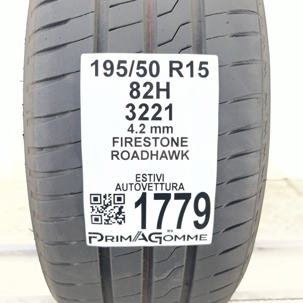 Pneumatico Usato 195 50 R15 82H Firestone Roadhawk Estivo | Gomme Usate | PrimaGomme.it Pneumatico usato 195 50 R15 Firestone Roadhawk - foto 6
