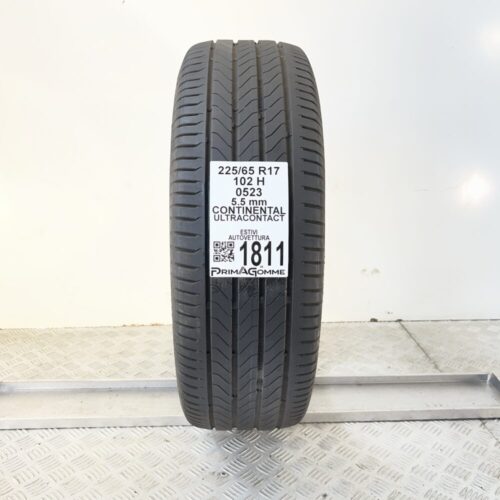 Pneumatico Usato 225 65 R17 102H CONTINENTAL UltraContact 79% Estivo