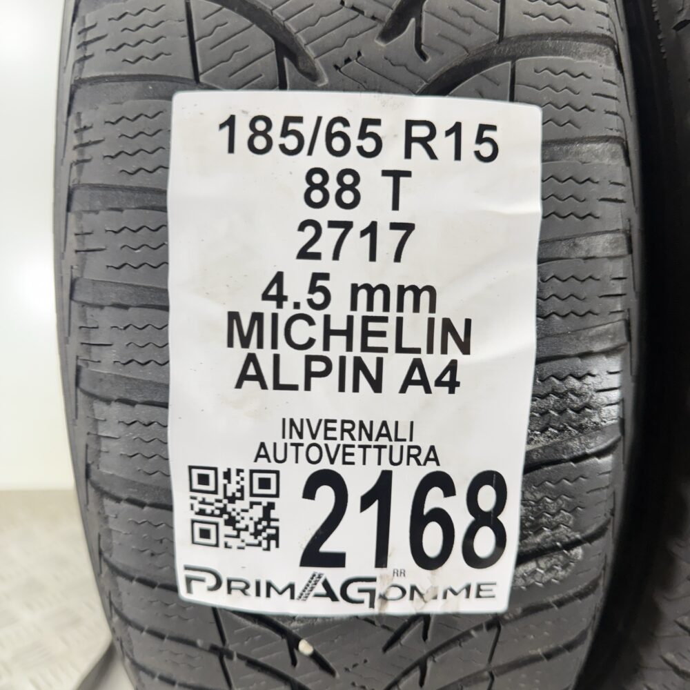 Pneumatici Usati 185 65 R15 88T Michelin Alpin A4 Invernali | Gomme Usate | PrimaGomme.it Pneumatici usati 185 65 R15 Michelin Alpin A4 - foto 11
