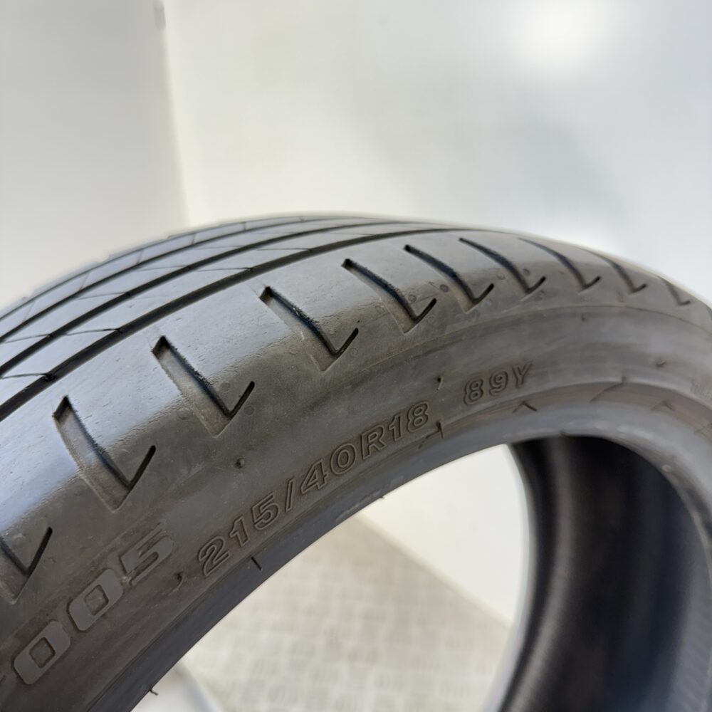 Pneumatico Usato 215 40 R18 89Y Bridgestone Turanza T005 Estivo | Gomme Usate | PrimaGomme.it Pneumatico usato 215 40 R18 Bridgestone Turanza T005 - foto 2
