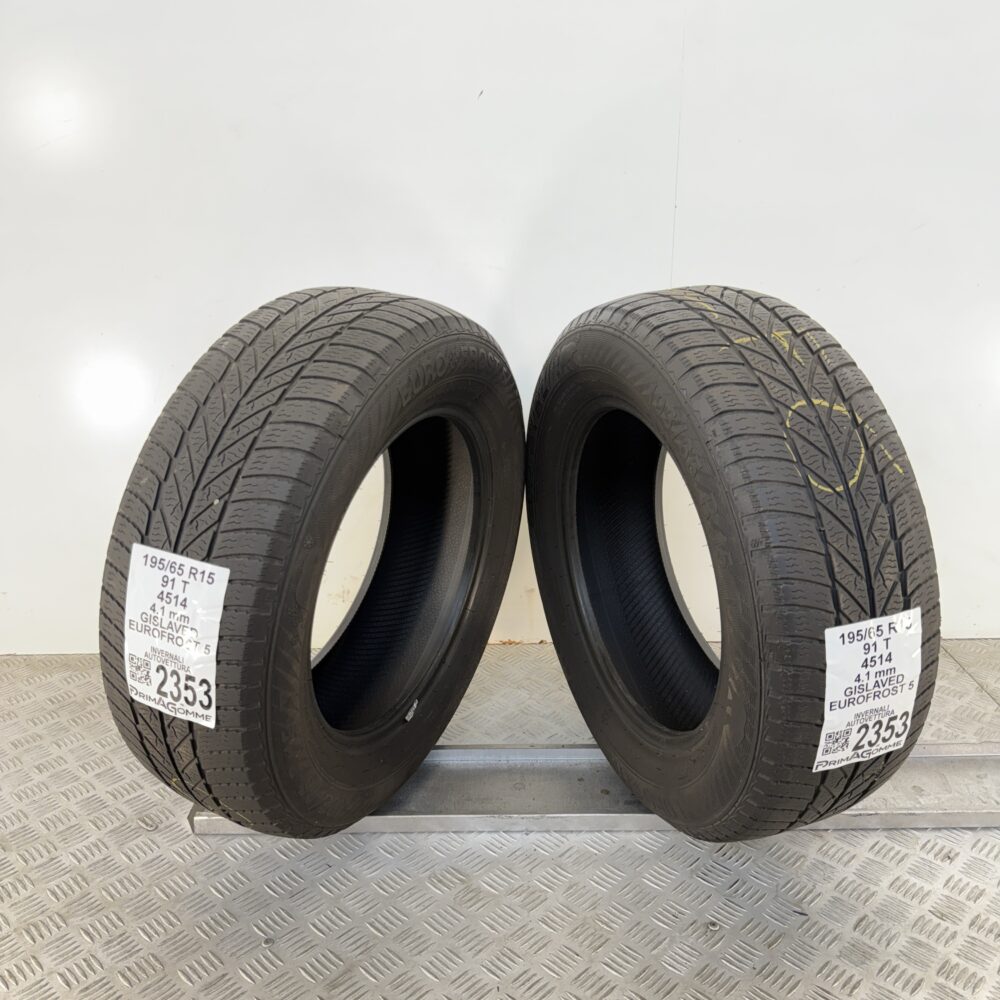 Gomme Usate 195 65 R15 91T Gislaved Eurofrost 5 Invernali | Gomme Usate | PrimaGomme.it Gomme usate 195 65 R15 Gislaved Eurofrost 5 - foto 9