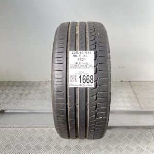 Pneumatico Usato 235 40 R19 96Y XL Continental PremiumContact 6 66% Estivo