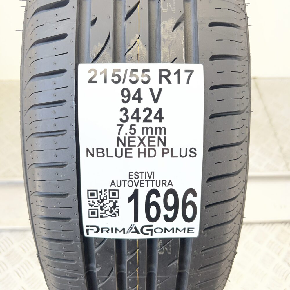 Pneumatico Usato 215 55 R17 94V Nexen Nblue HD Plus 100% Estivo | Gomme Usate | PrimaGomme.it Pneumatico usato 215 55 R17 Nexen Nblue HD Plus - foto 8