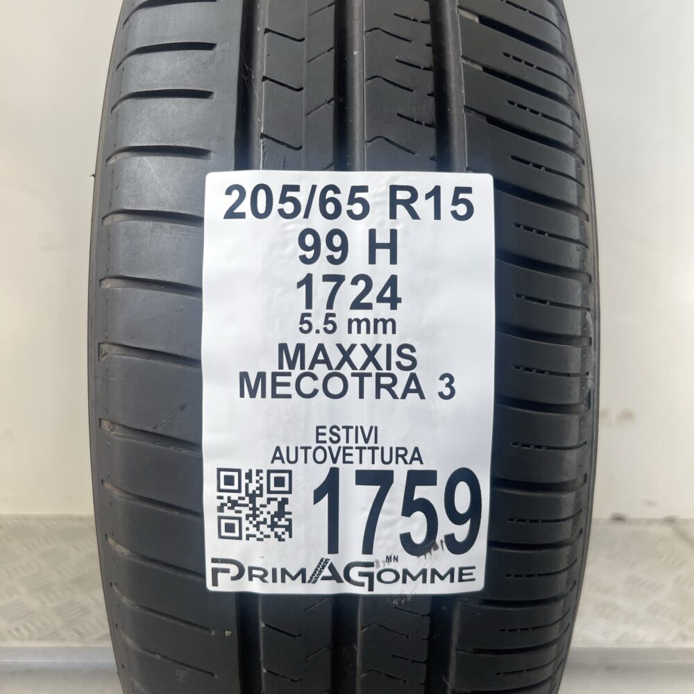 Pneumatico Usato 205 65 R15 99H Maxxis Mecotra 3 79% Estivo | Gomme Usate | PrimaGomme.it Pneumatico usato 205 65 R15 Maxxis Mecotra 3 - foto 6