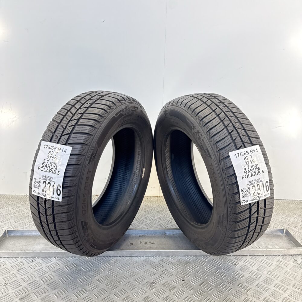 Gomme Usate 175 65 R14 82T BARUM Polaris 5 81% Invernali | Gomme Usate | PrimaGomme.it Gomme usate 175 65 R14 BARUM Polaris 5 - foto 4