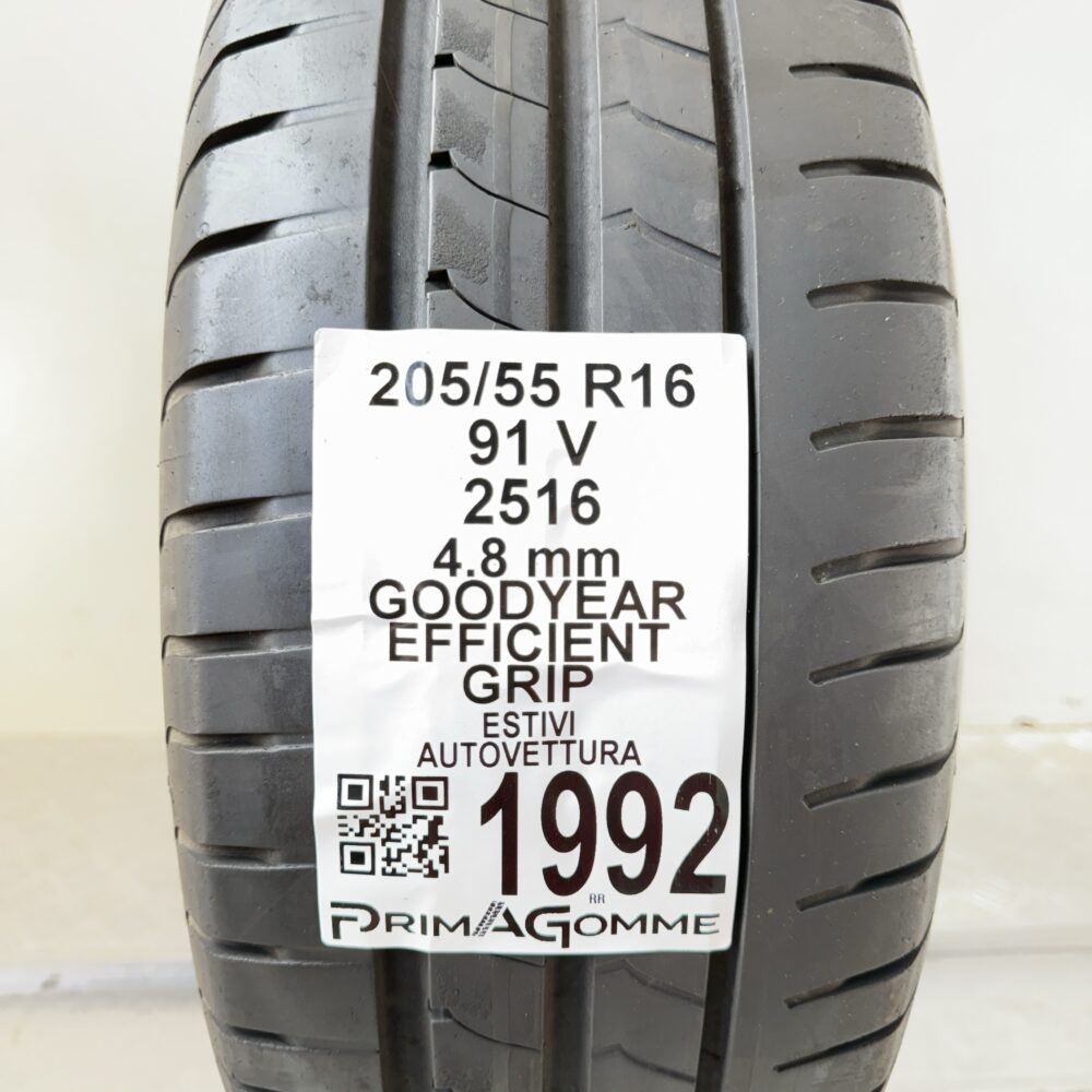 Pneumatico Usato 205 55 R16 91V Goodyear Efficient Grip Estivo | Gomme Usate | PrimaGomme.it Pneumatico usato 205 55 R16 Goodyear Efficient Grip - foto 6