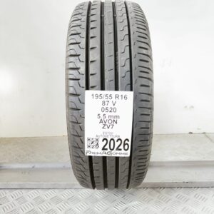 Pneumatico Usato 195 55 R16 87V Avon ZV7 79% Estivo