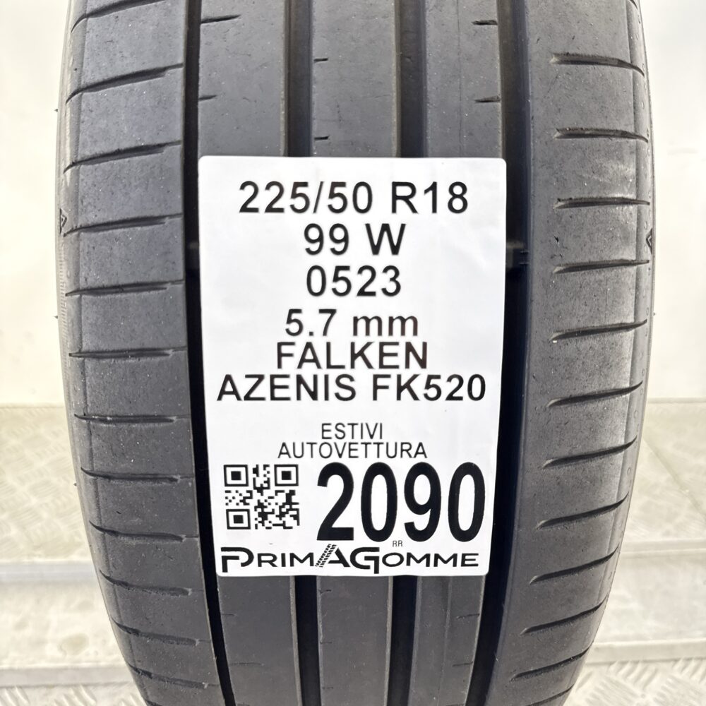 Pneumatico Usato 225 50 R18 99W Falken Azenis FK520 81% Estivo | Gomme Usate | PrimaGomme.it Pneumatico usato 225 50 R18 Falken Azenis FK520 - foto 6