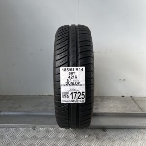 Pneumatico Usato 185 65 R14 86T Dunlop Street Response 2 73% Estivo