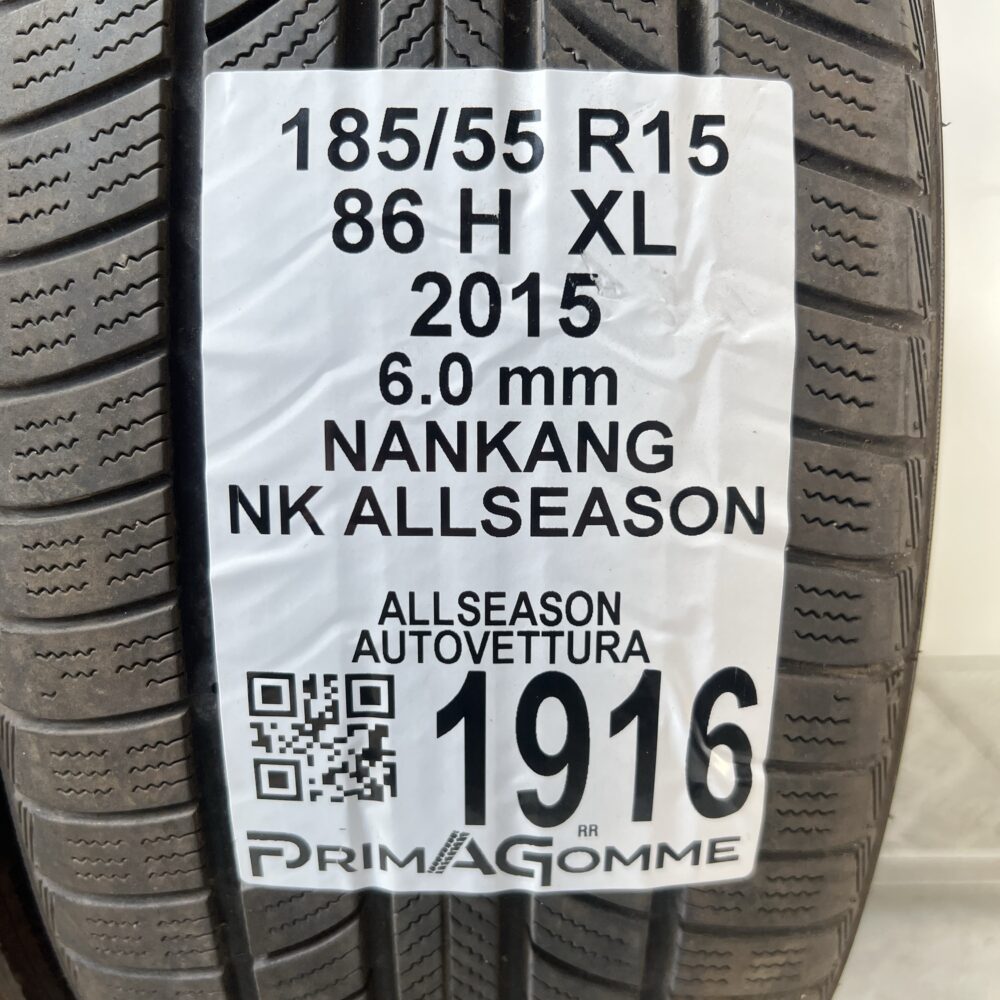 Pneumatici Usati 185 55 R15 XL 86H Nankang NK Allseason 75% 4 Stagioni | Gomme Usate | PrimaGomme.it Pneumatici usati 185 55 R15 Nankang NK Allseason - foto 8
