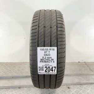 Pneumatico Usato 195 55 R16 87T Michelin Primacy 4 74% Estivo