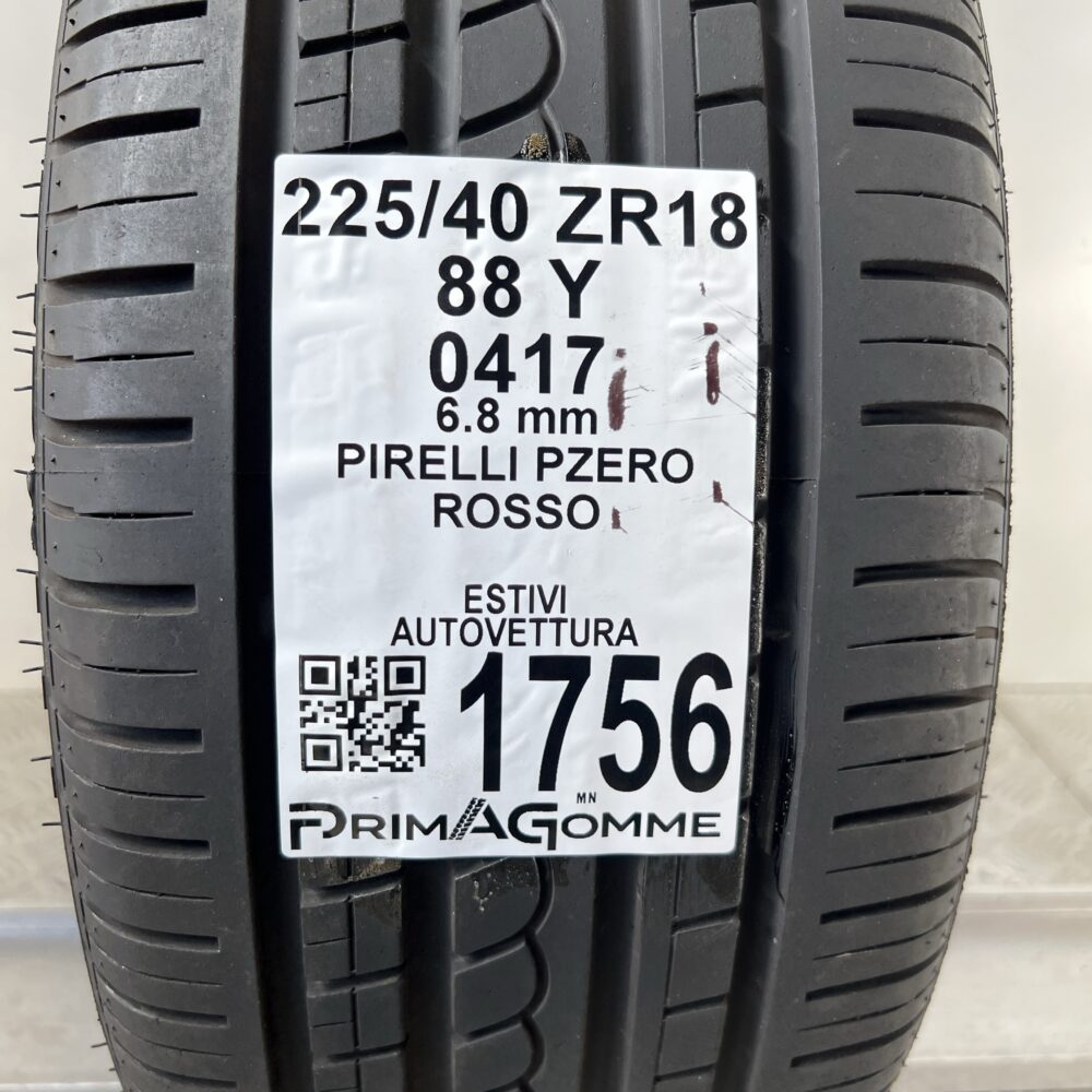 Pneumatico Usato 225 40 ZR18 88Y Pirelli Pzero Rosso 97% Estivo | Gomme Usate | PrimaGomme.it Pneumatico usato 225 40 ZR18 Pirelli Pzero Rosso - foto 6