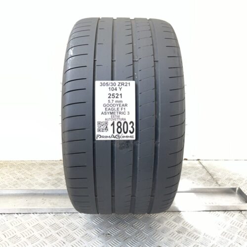 Pneumatico Usato 305 30 ZR21 104Y GOODYEAR Eagle F1 Asymetric 3 81% Estivo