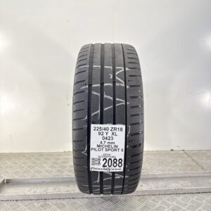 Pneumatico Usato 225 40 ZR18 XL 92Y Michelin Pilot Sport 5 Estivo